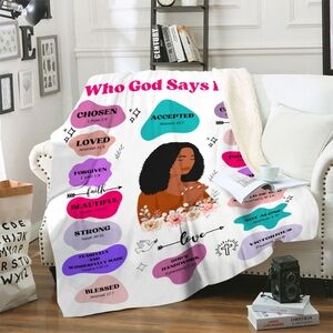 Who God Says I Am Blanket